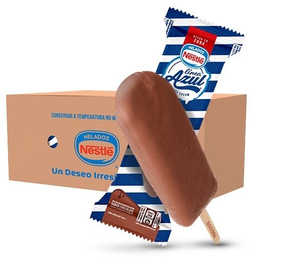 Paleta de helado sabor chocolate Nestlé